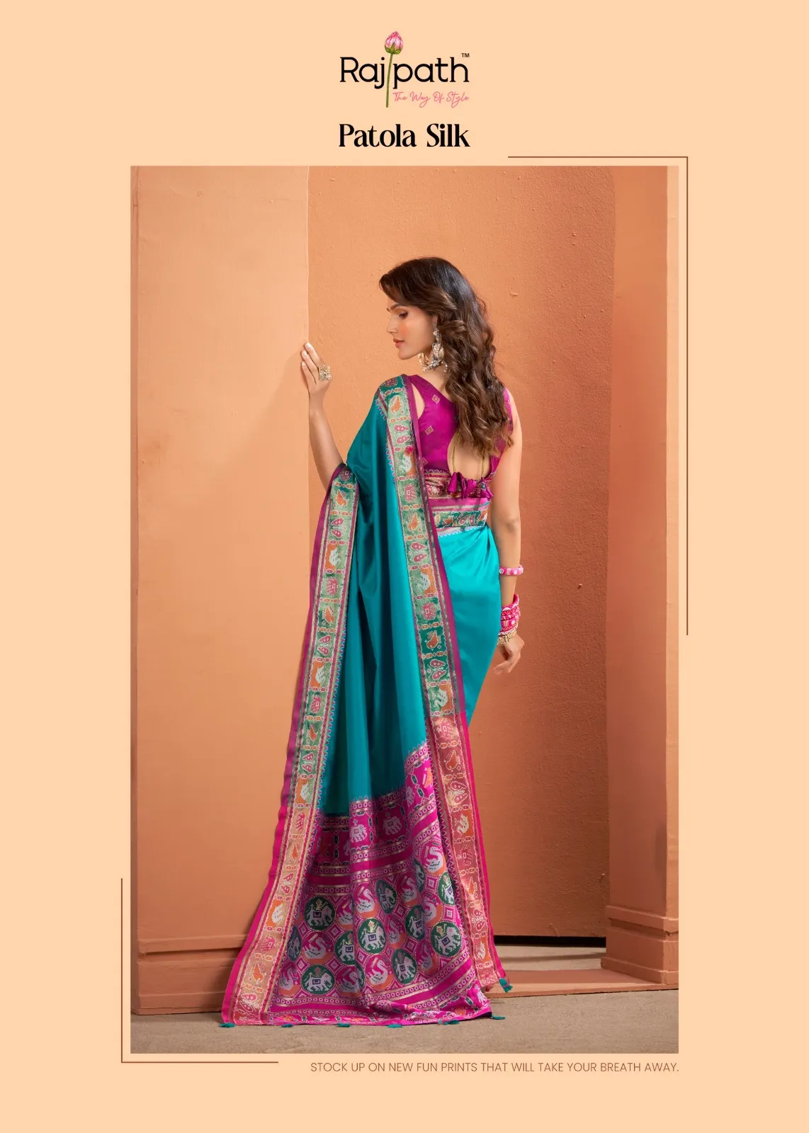 Buy Premium Silk With Patola Saree in Surat - Reseller Bazzar